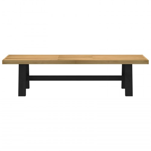 Spisebænk NOAIN 160 x 41 x 45 cm Massivt fyrretræ Naturfarvet