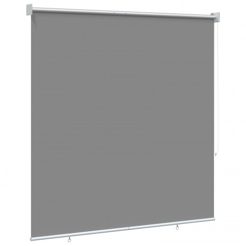 Rullegardin UV-beskyttelse Lysegrå 100 x 230 cm Polyester