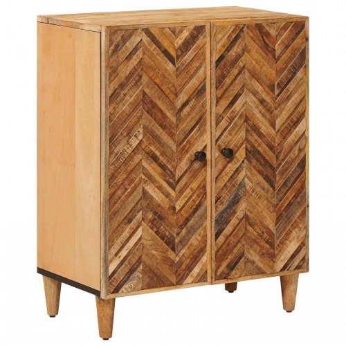 Opbevaringsskabe 3 stk Brun 60 x 33,5 x 75 cm Massivt mangotræ