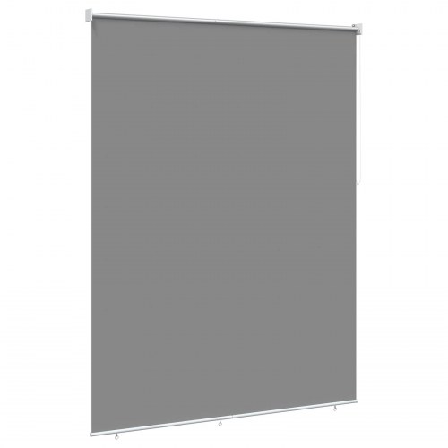 Rullegardin UV-beskyttelse Lysegrå 180 x 140 cm Polyester