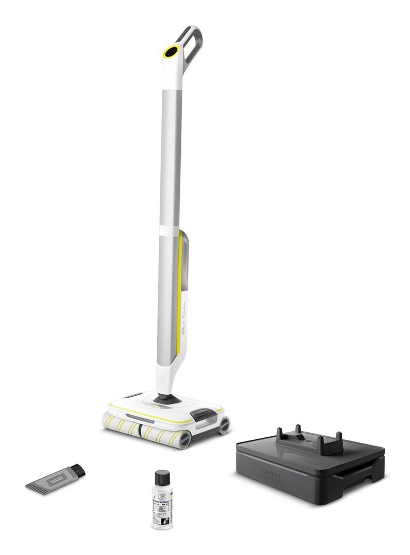 KÃ¤rcher FC 8 Smart Signature Line - elektrisk gulvvasker, ledningsfri (sÃ¸lv/hvid/gul) 2,85 Ah billede
