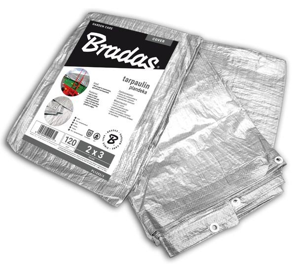 Bradas PL1206-10 presenning 6 × 10 m - sølv billede