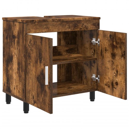 Badeværelse Vaskeskab Røget eg 60 x 35 x 60 cm Konstrueret træ