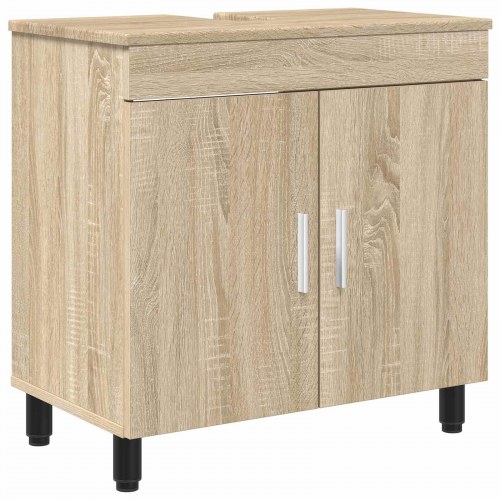 Badeværelse Vaskeskab Sonoma-eg 60 x 35 x 60 cm Konstrueret træ