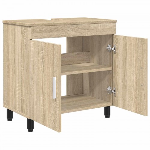 Badeværelse Vaskeskab Sonoma-eg 60 x 35 x 60 cm Konstrueret træ