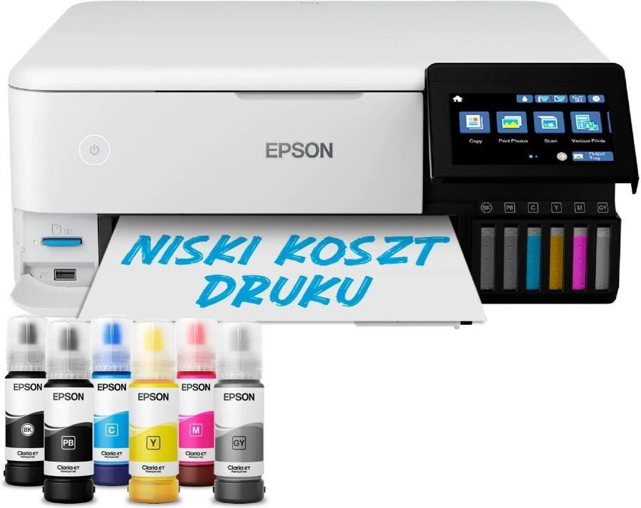 Epson EcoTank L8160 multifunktions blækprinter A4 - USB, Wi‑Fi og LAN billede