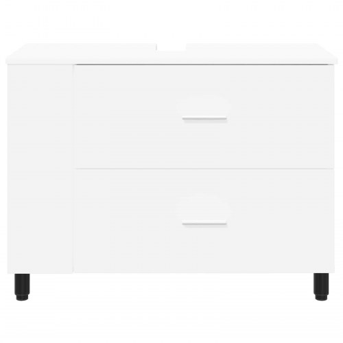 Badeværelse Vaskeskab Hvid 80 x 35 x 60 cm Konstrueret træ