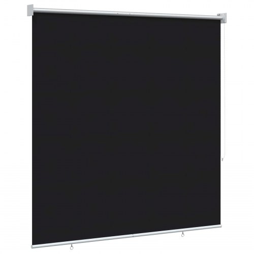 Rullegardin UV-beskyttelse Sort 140 x 140 cm Polyester