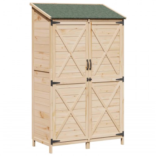 Have Skur Naturfarvet 106 x 56 x 176,5 cm Konstrueret træ