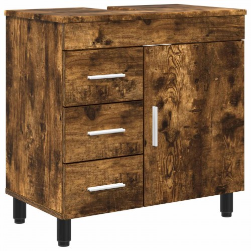 Badeværelse Vaskeskab Røget eg 60 x 35 x 60 cm Konstrueret træ