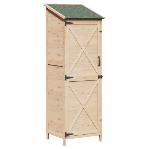 Have Skur Naturfarvet 59,5 x 56 x 176,5 cm Konstrueret træ