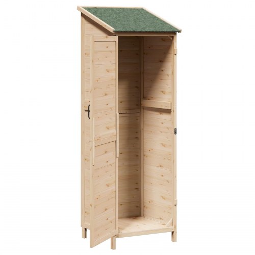 Have Skur Naturfarvet 59,5 x 56 x 176,5 cm Konstrueret træ