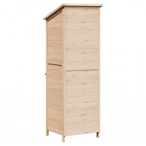 Have Skur Naturfarvet 59,5 x 56 x 176,5 cm Konstrueret træ
