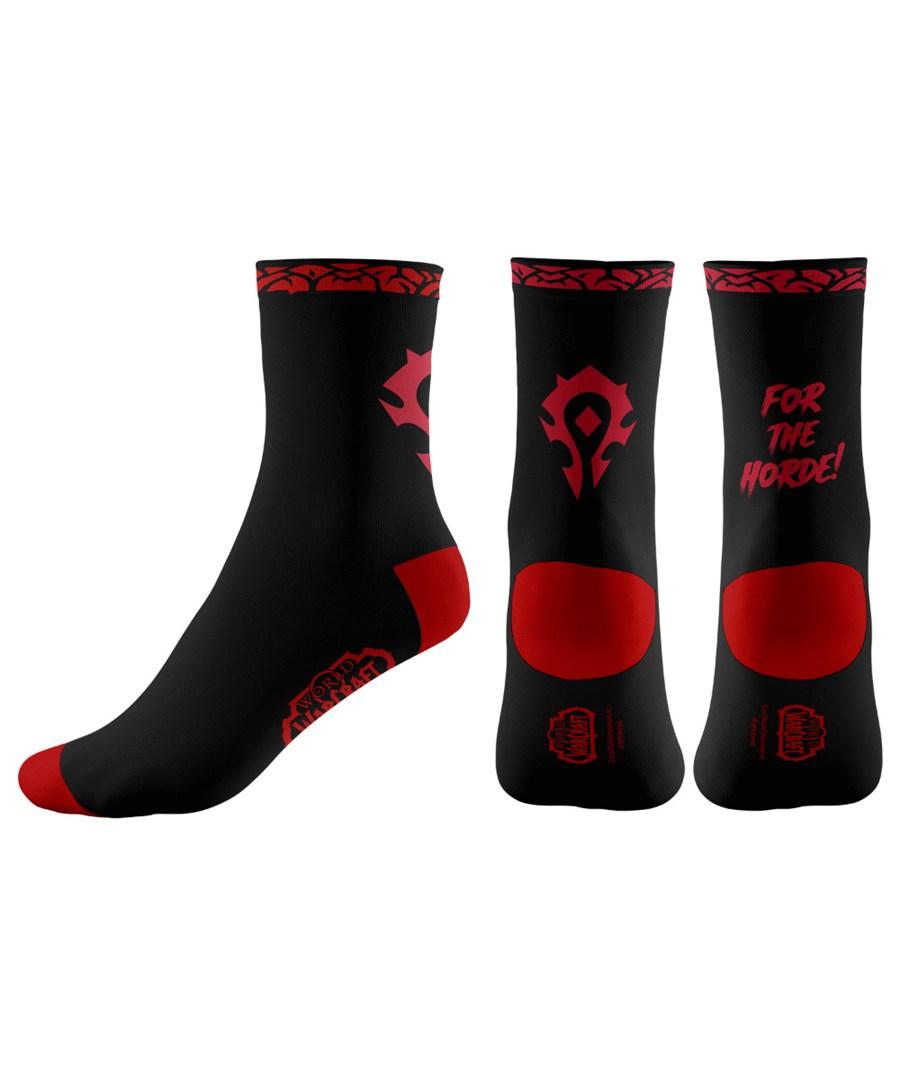 World of Warcraft sokker - For the Horde, sort (39-46) billede