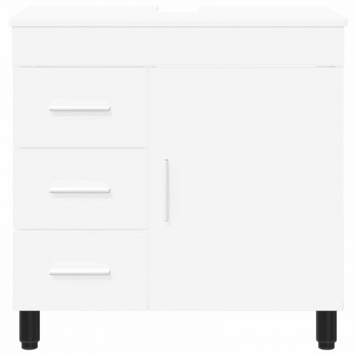 Badeværelse Vaskeskab Hvid 60 x 35 x 60 cm Konstrueret træ