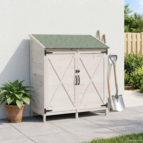 Have Skur Hvid 106 x 56 x 113,5 cm Konstrueret træ