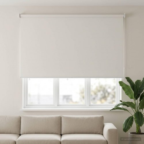 Rullegardin UV-beskyttelse Hvid 200 x 140 cm Polyester