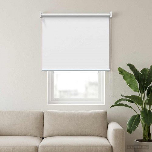 Udendørs rullegardin med UV-beskyttelse - hvid 80 x 140 cm