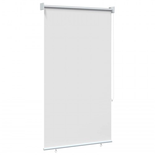 Udendørs rullegardin med UV-beskyttelse - hvid 80 x 140 cm