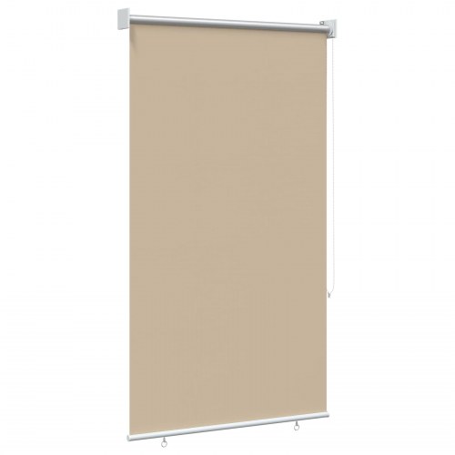 Udendørs rullegardin beige 80 x 140 cm