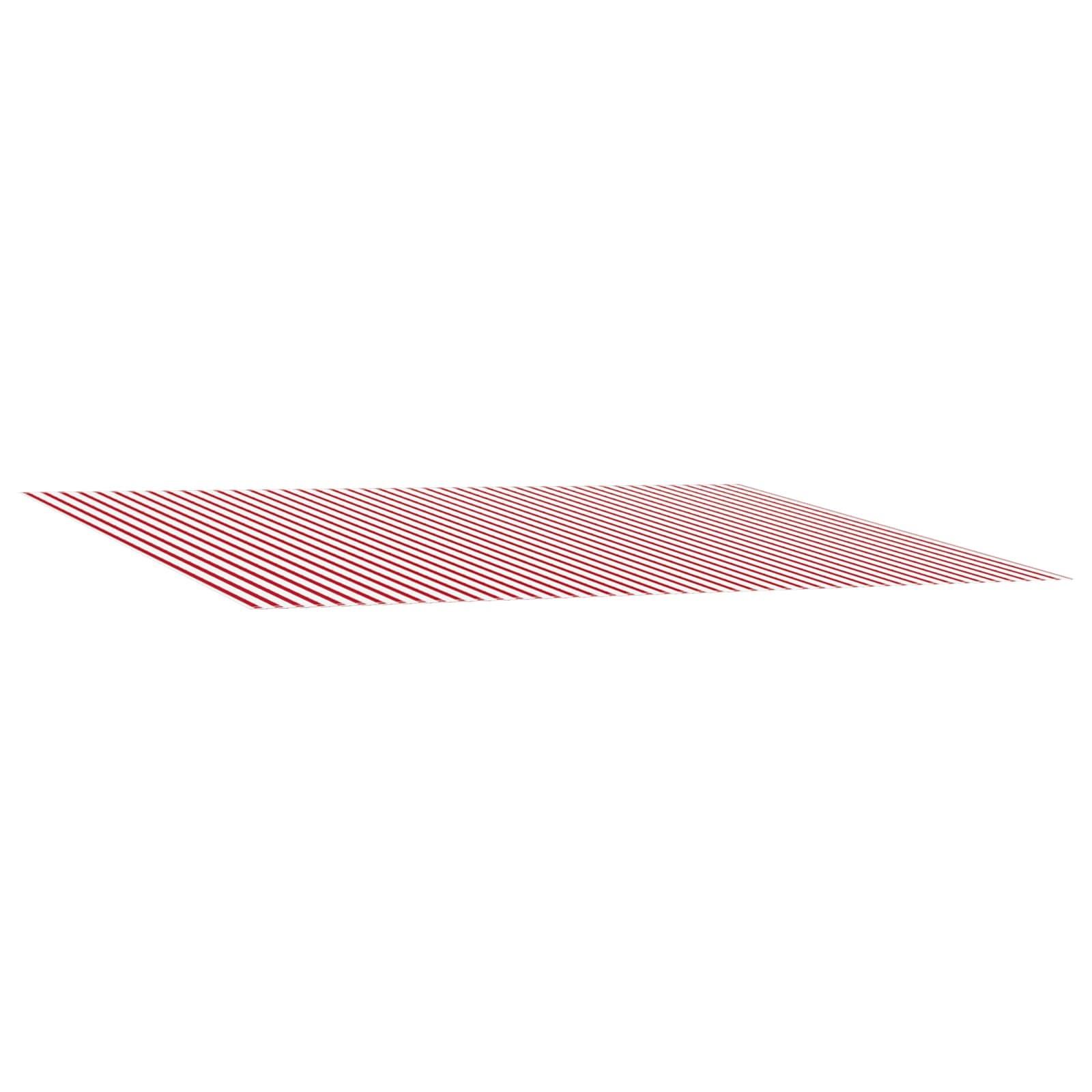 Reservedug til markise Rød og Hvid 400 × 350 cm Polyester billede