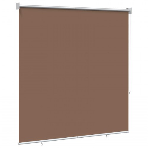 Udendørs rullegardin - gråbrun, 100 x 230 cm