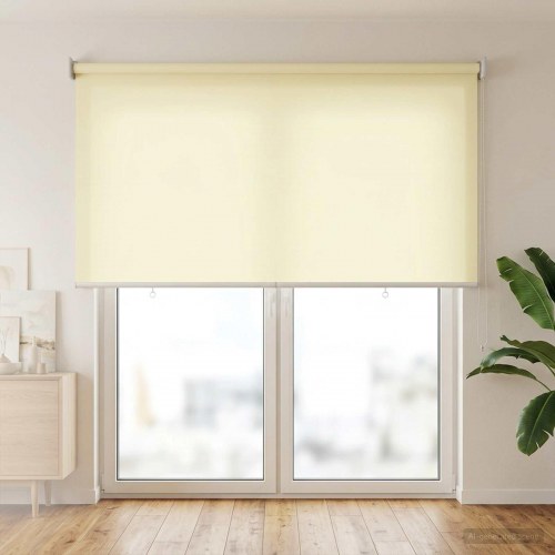 Udendørs rullegardin cremefarvet 100 x 230 cm