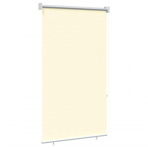 Udendørs rullegardin cremefarvet 80 x 140 cm
