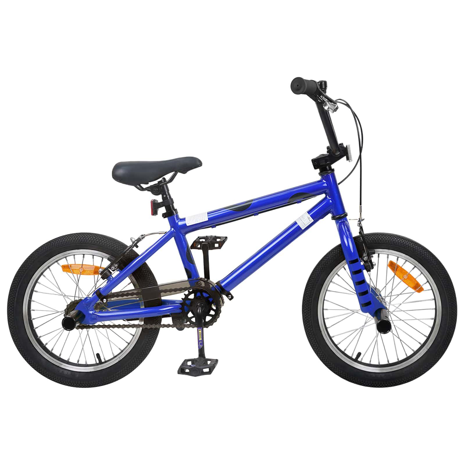 BMX Cykel 16 tommer til 5-8 år gamle Mørk blå billede