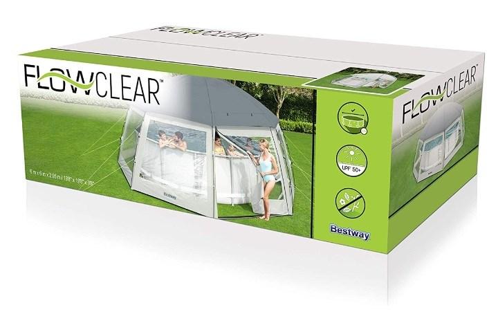 Bestway Flowclear poolkuppel - overdækning til pool (58612) billede