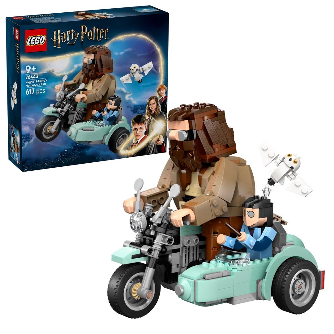 LEGO Harry Potter 76443 - Hagrids motorcykel med sidevogn (617 dele)
