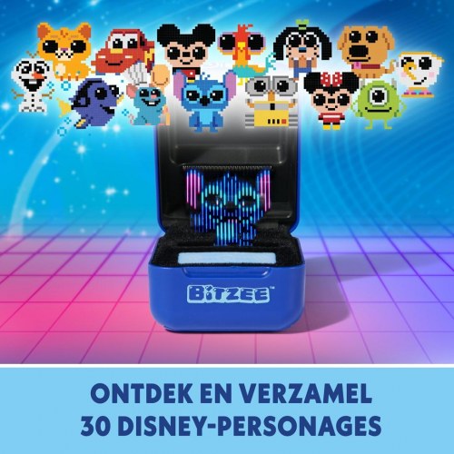 SPIN MASTER Bitzee Disney - interaktivt digitalt kæledyr med 30 figurer - blå