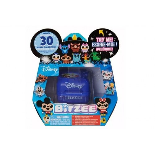 SPIN MASTER Bitzee Disney - interaktivt digitalt kæledyr med 30 figurer - blå
