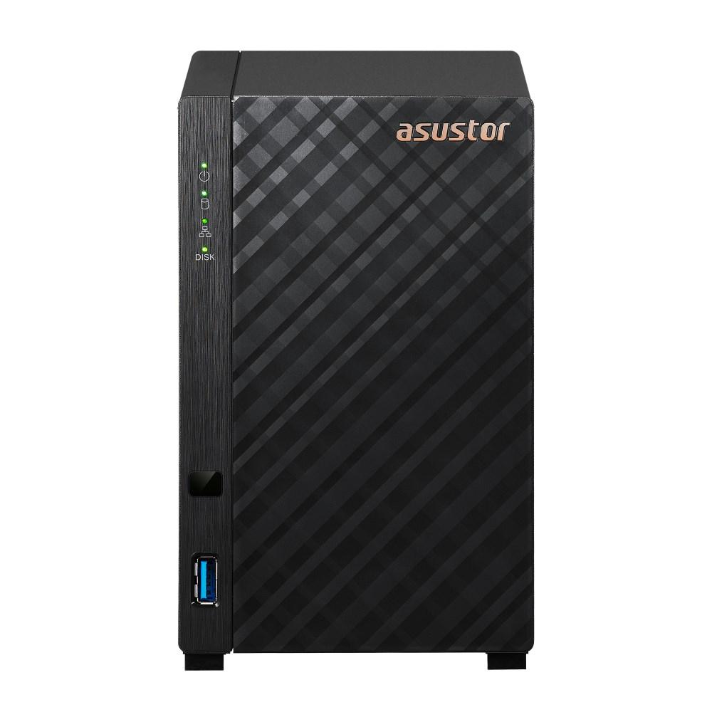 ASUSTOR AS1102TL 2-bay NAS mini-tårn - Realtek RTD1619B, 1 GB DDR4, sort