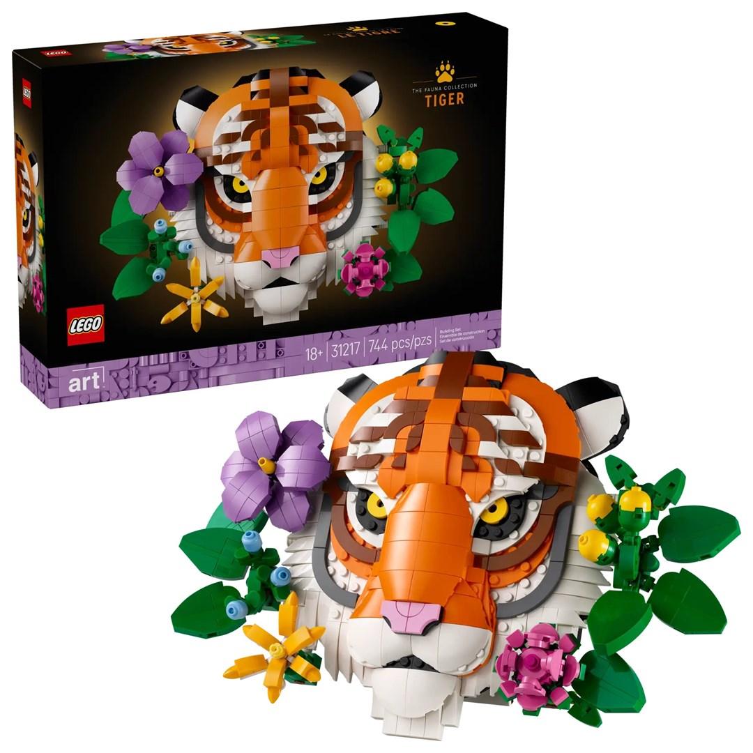 LEGO Art 31217 The Fauna Collection - Tiger vægkunst (18+)