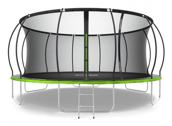 Rund trampolin til haven - Jump Pro Premium 4,96 m med sikkerhedsnet billede