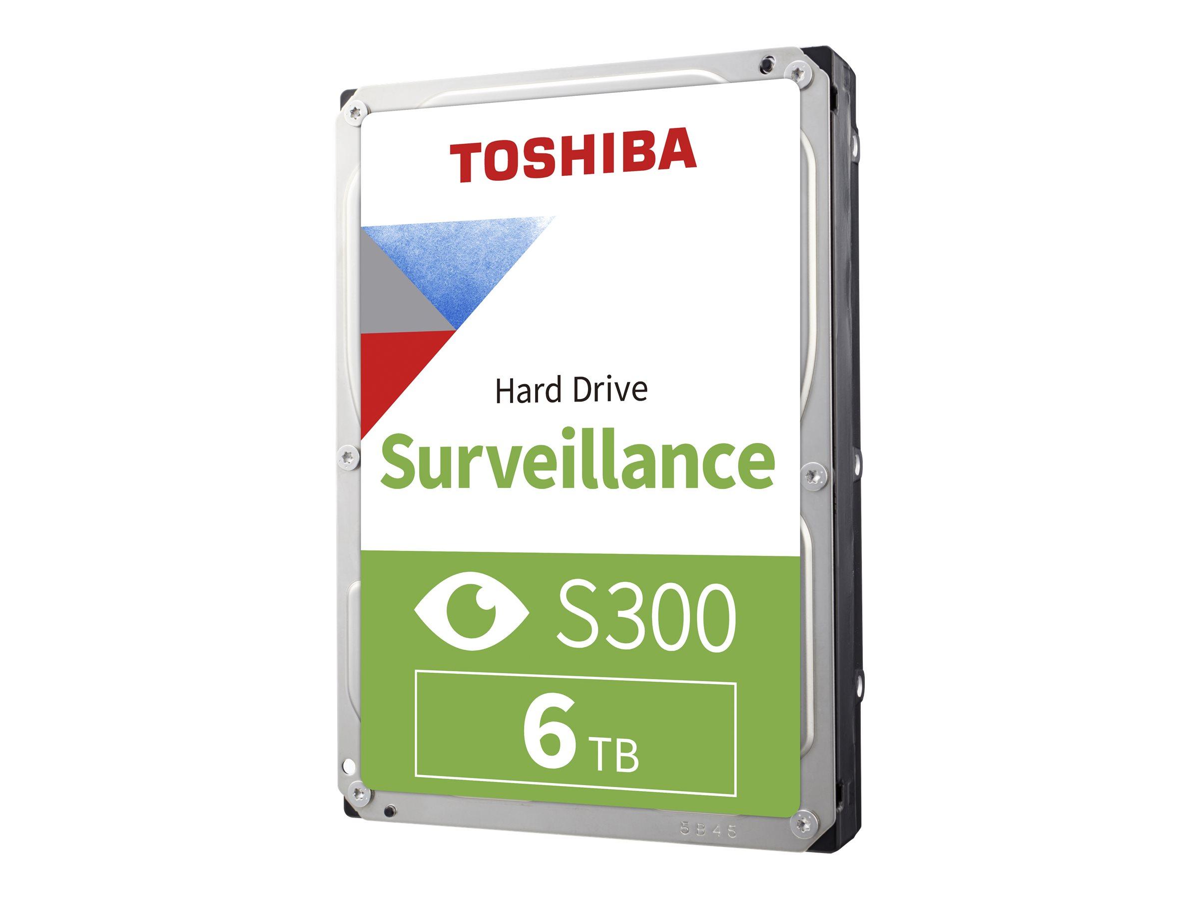 Toshiba S300 overvågnings-harddisk 6 TB 3,5" SATA 6 Gb/s 5.400 rpm billede
