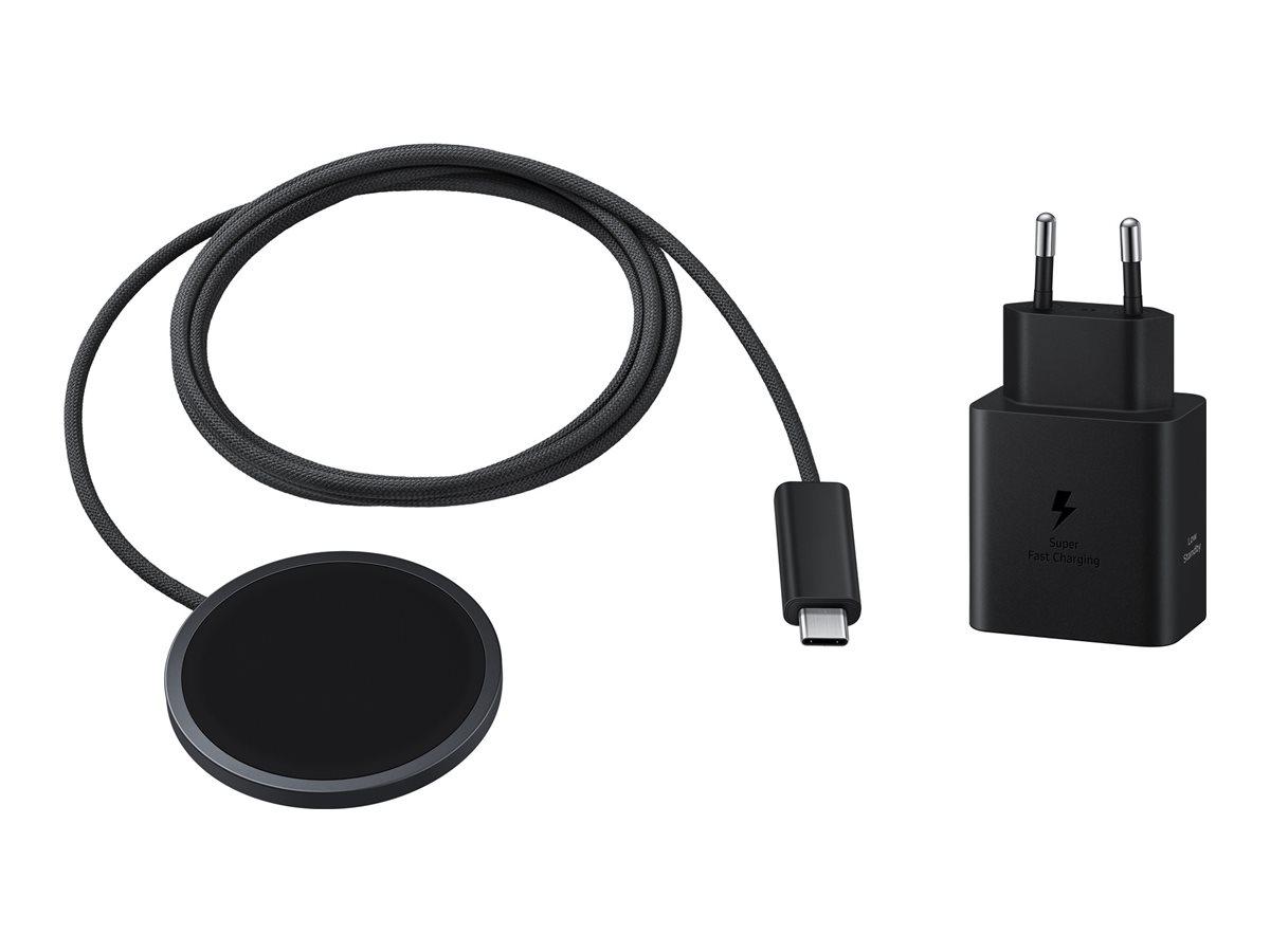 Samsung EP-P2900 trådløs opladningspude 25 W med 45 W USB‑C strømadapter - mørkegrå billede