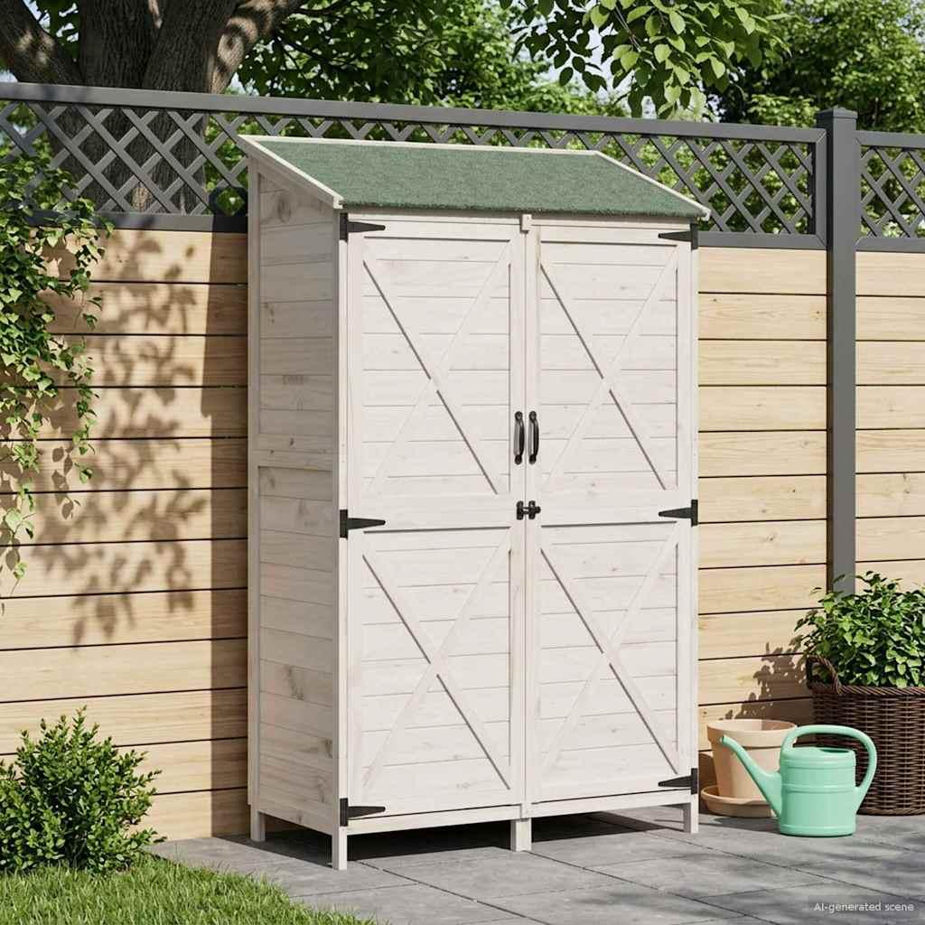 Have Skur Hvid 106 x 56 x 176,5 cm Konstrueret træ billede