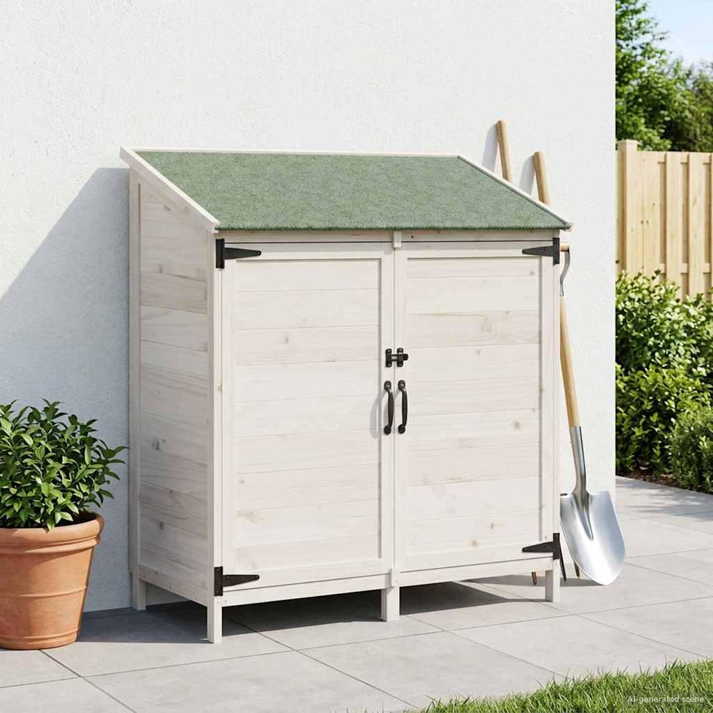 Have Skur Hvid 106,5 x 56 x 113,5 cm Konstrueret træ billede