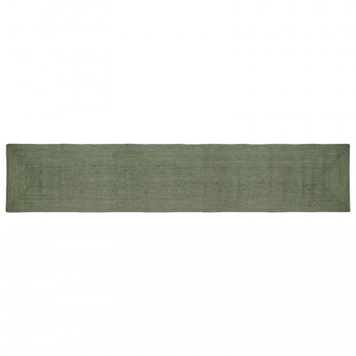 Områdetæppe i jute - rektangulær løber 60 × 400 cm, olivengrøn