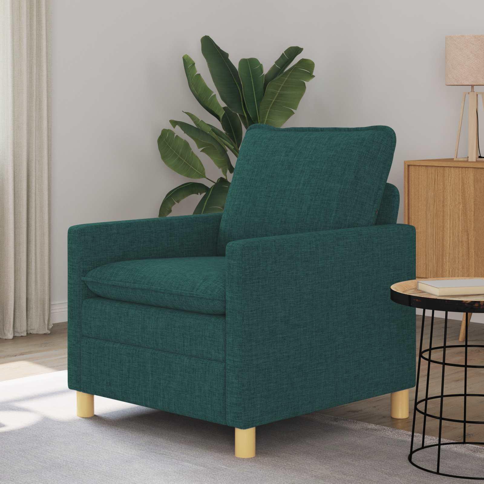 Sofa Mørkegrøn Stof