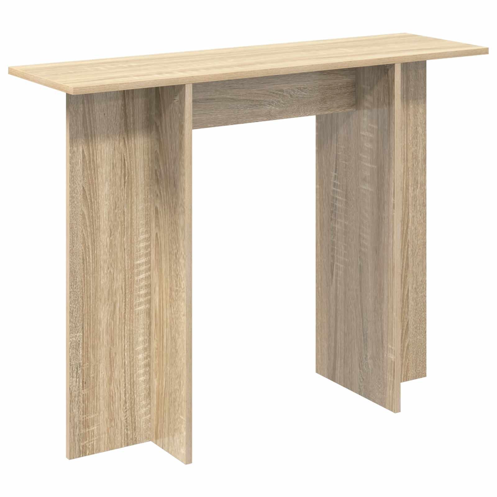 Konsolbord Sonoma-eg 100 x 30 x 75 cm Konstrueret træ billede