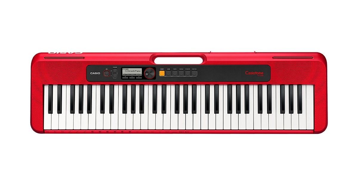 Casio Casiotone CT-S200 MIDI-keyboard 61 tangenter - Rød/Hvid billede