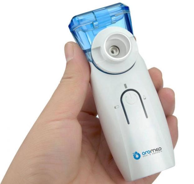 Oromed ORO‑MESH FAMILY bærbar inhalator - mesh‑nebulisator, blå billede