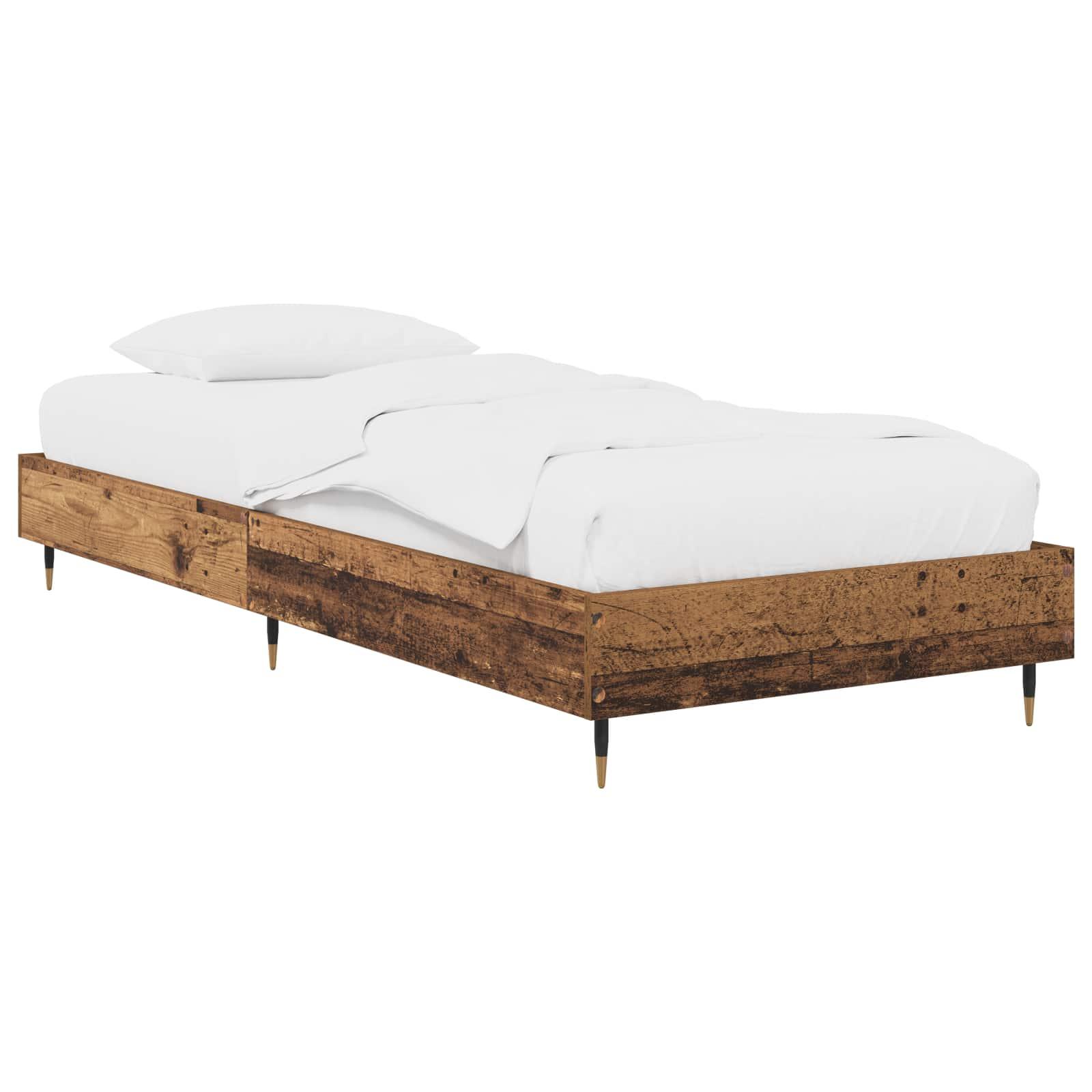 Sengestel Gammelt træ 80 x 200 cm Konstrueret træ billede