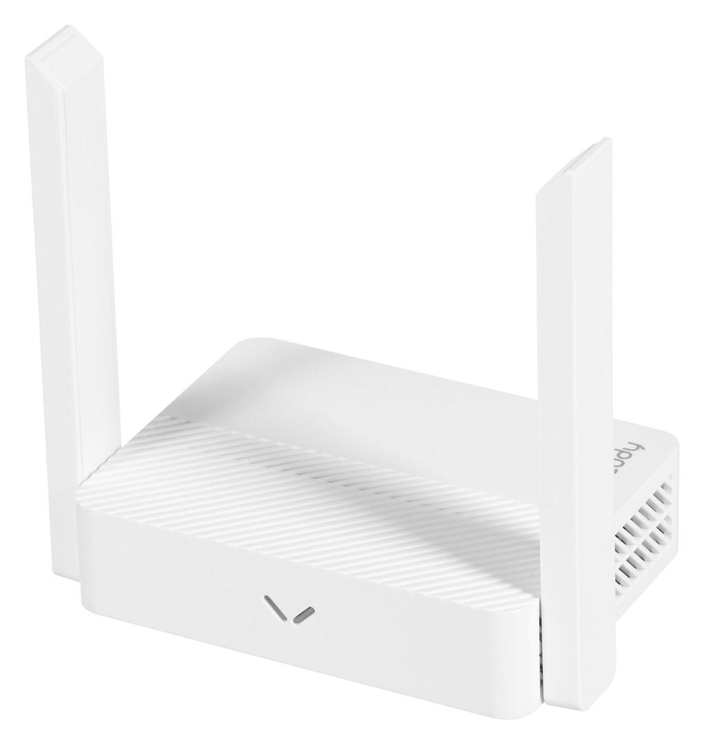 Cudy WR300 trådløs router - Fast Ethernet, single-band 2,4 GHz, hvid billede