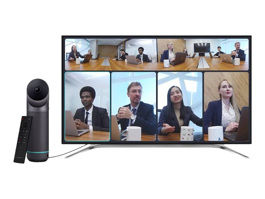Kandao Meeting Pro - panoramisk 360° konferencekamera med HDMI, Wi‑Fi og USB