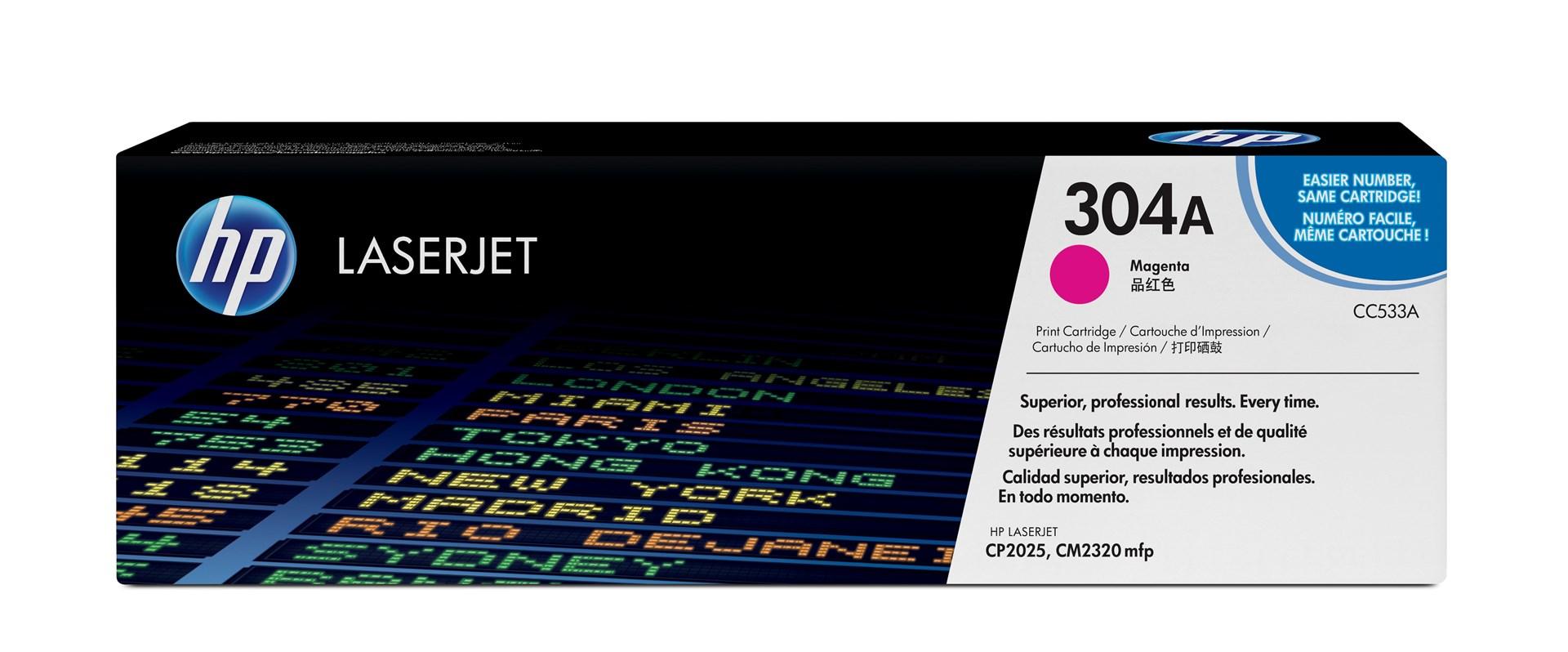 HP 304A magenta original LaserJet-tonerpatron