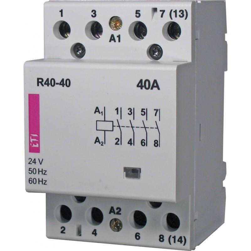 ETI R40-40 modulkontaktor - 40 A, 4-polet, 230 V AC